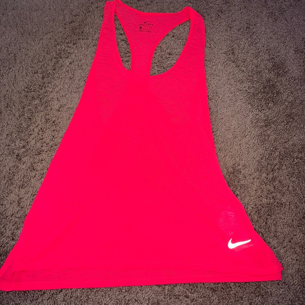 Nike Pink Sleeveless Tank Top with Racerback
